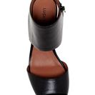 Incaltaminte Femei Lucky Brand Raisza Wedge Sandal BLACK LEATHER