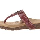 Incaltaminte Femei Aetrex Emily Sandalistastrade - Lyncoreg Footbed Aged Red