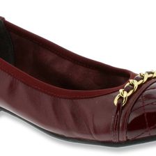 Walking Cradles Minnie Wine Nappa/Quilted Patent