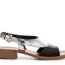 Incaltaminte Femei Gucci Leather Metallic Sandal BlackSilver