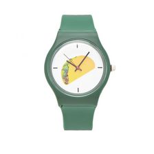 Bijuterii Femei Forever21 Taco Graphic Analog Watch Green