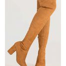 Incaltaminte Femei CheapChic Tall Tale Over-the-knee Chunky Boots Mocha