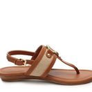 Incaltaminte Femei Tommy Hilfiger Jena Flat Sandal Cognac