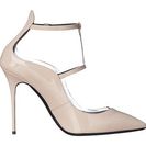 Incaltaminte Femei Giuseppe Zanotti T-Strap Pump w PVC Trim Ver Sand