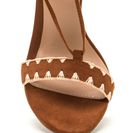 Incaltaminte Femei CheapChic Embroider Away Tasseled Lace-up Heels Cognac