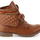 Incaltaminte Femei Rock Candy Spraypaint Wool Combat Boot Tan