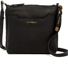 Lucky Brand Leather Ali Crossbody BLACK