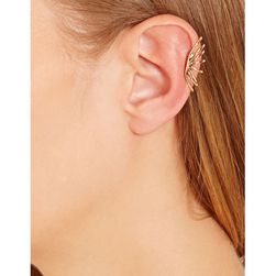 Bijuterii Femei Forever21 Chain Cutout Ear Cuff Set Gold