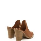 Incaltaminte Femei CheapChic Case In Point Chunky Mule Heels Whisky