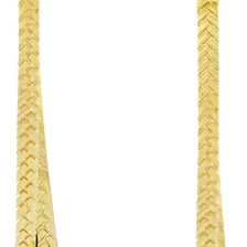 Cole Haan 12K Gold Plated Curved Front & Back Earrings GOLDT