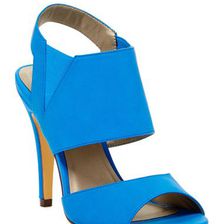 Incaltaminte Femei Michael Antonio Loop Peep Toe Heel Blue