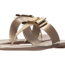 Incaltaminte Femei Cole Haan Tali Bow Sandal Soft Gold Patent