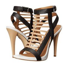 Incaltaminte Femei Calvin Klein Nalo SandBlackPlatinum White Leather
