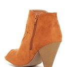 Incaltaminte Femei Legend Footwear Celia Open Toe Bootie Whisky