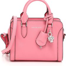 Alexander McQueen Grain Calfskin Mini Padlock Bag VANITY PINK