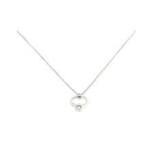 Bijuterii Femei Forever21 Ring Pendant Necklace Silverclear