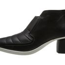 Incaltaminte Femei McQ Liv Back Zip Bootie Black Kid Nappa Baby Ca