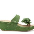 Incaltaminte Femei David Tate Justice Wedge Sandal Green