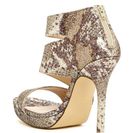 Incaltaminte Femei Nina Shoes Faust Metallic Sandal Pump natural syra