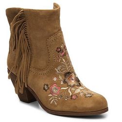 Incaltaminte Femei Sam Edelman Letti Western Bootie Tan