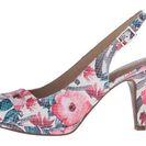 Incaltaminte Femei Naturalizer Indeed Cream Multi Floral Glossy Printed Snake