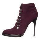Incaltaminte Femei GX by Gwen Stefani Teardrop Bordeau Micro Suede