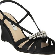 Nina Viani Black Luster Satin