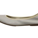 Incaltaminte Femei Hush Puppies Chaste Ballet Off White Embossed Leather