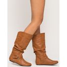 Incaltaminte Femei CheapChic Slouch With Me Boot Cognac