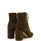 Incaltaminte Femei CheapChic Daily Strut Lace-up Chunky Booties Olive