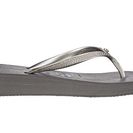 Incaltaminte Femei Havaianas Highlight Glamour Flip Flops Steel Grey
