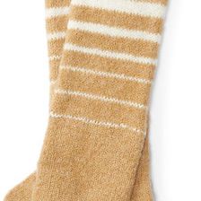 Ralph Lauren Striped Wool Gloves Cream/Camel