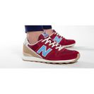 Incaltaminte Femei New Balance 696 Lakeview Red with Light Blue Tan