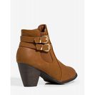 Incaltaminte Femei CheapChic Tail-3 Sweet Revenge Bootie Cognac