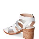 Incaltaminte Femei French Connection Summer White Silver Ciara Open Toe Block Heel Sandals Summer White Silver