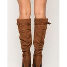 Incaltaminte Femei CheapChic What Goes Around Boot Cognac