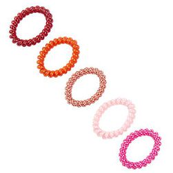 Accesorii Femei Berry Jewelry Polka Dot Coil Hair Ties - Pack of 5 POLKA DOT