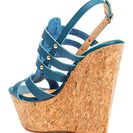 Incaltaminte Femei French Blu Cindy Wedge Blue