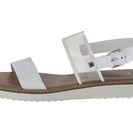 Incaltaminte Femei Cole Haan Capri Sandal White PatentCroc Embossed