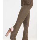 Incaltaminte Femei CheapChic Model Life Over-the-knee Peep-toe Boots Olive