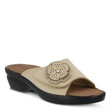 Incaltaminte Femei Flexus by Spring Step Fabia Wedge Sandal Beige