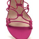 Incaltaminte Femei CheapChic Web Creator Faux Nubuck Caged Heels Fuchsia