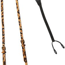 Ralph Lauren Leopard Haircalf Suspenders Leopard