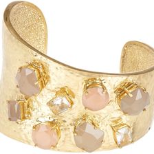 Vince Camuto Organic Cluster Cuff GOLD OX-CRYSTAL