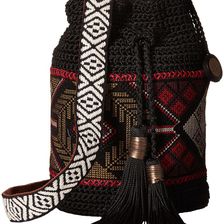 The Sak Sayulita Drawstring Black Tribal