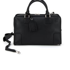 Loewe Amazona Bag M BLACK/PALLADIU