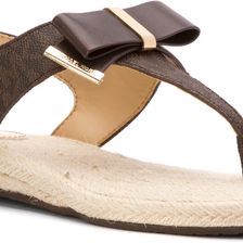 Michael Kors Meg Thong Brown