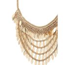 Bijuterii Femei Forever21 Fringe Statement Necklace Gold