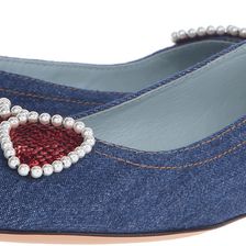 Marc Jacobs Caroline Ballerina Denim