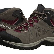 Incaltaminte Femei Salomon Ellipse 2 Mid LTR GTXreg BordeauxSwampDusty Pink